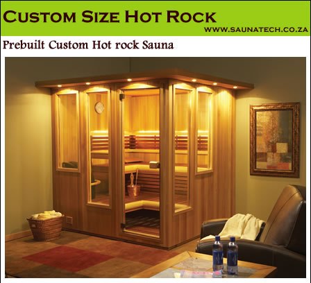 Prefabricated Custom made 6 Person Saunas