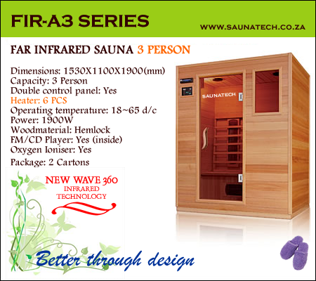 Far infrared Saunas South Africa - 4 Person A-series