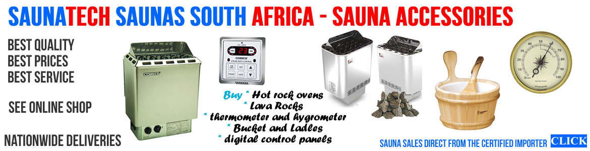 Sauna Accessories Cape Town Johannesburg and Durban - 021 556 7203